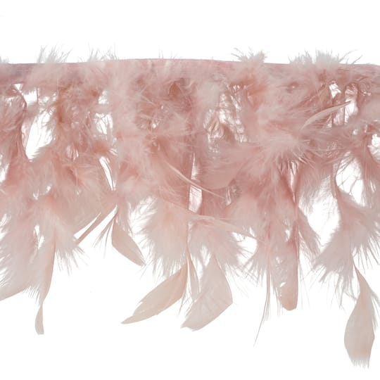 6" Natural Feather Trim by Celebrate It